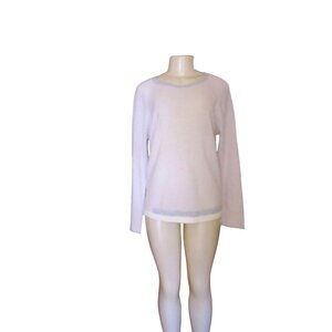 Flora Fedi Soft Lana Wool/Cashmere Pale Pink Sweater XL